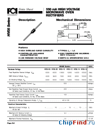 Datasheet HV05-14 manufacturer FCI
